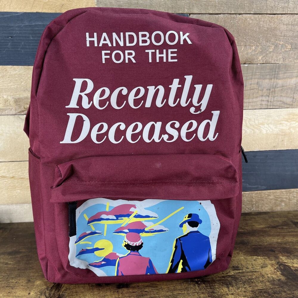 Bioworld Beetlejuice Handbook for the Recently Deceased Backpack School Bag